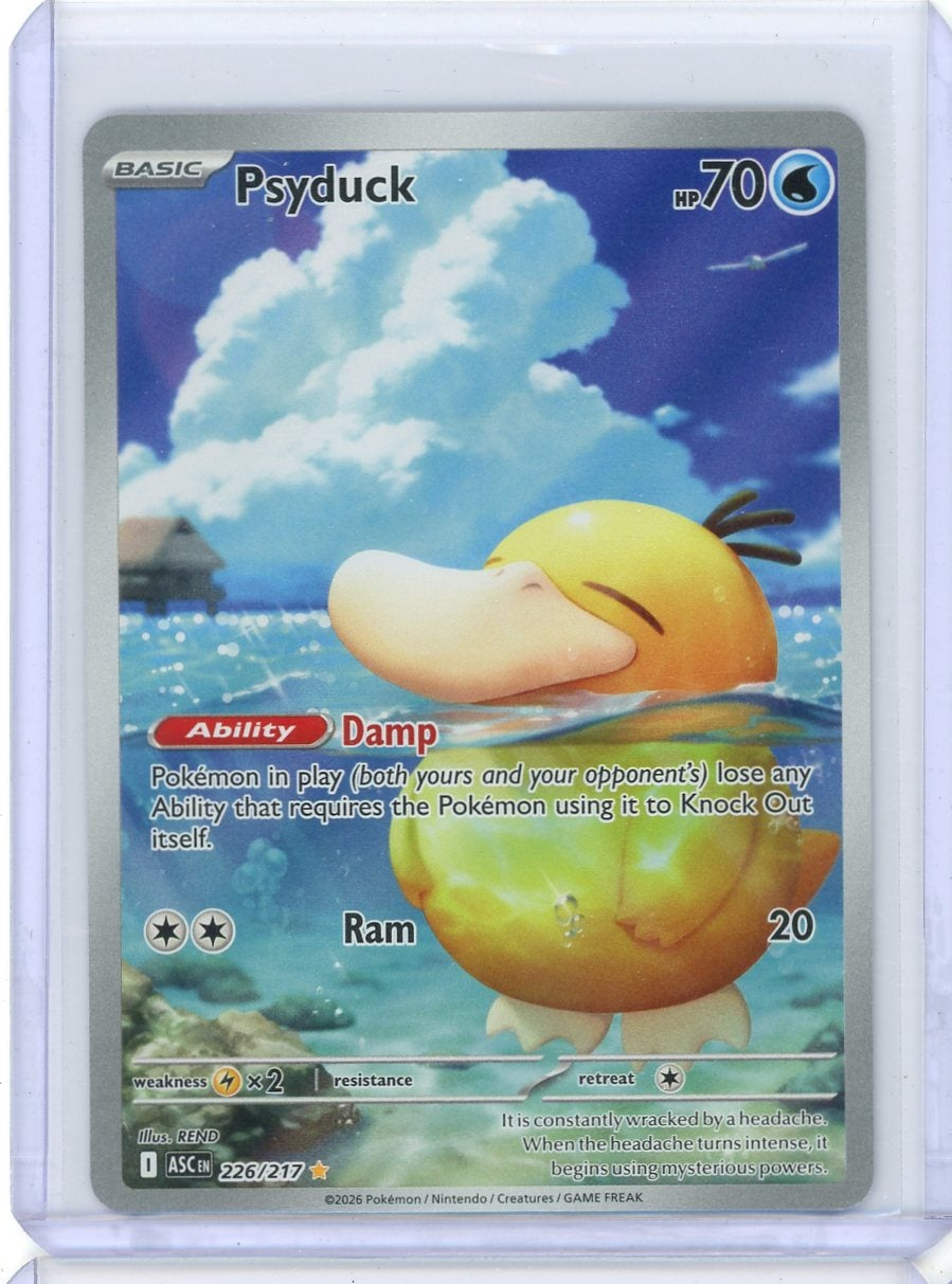 Psyduck Pokémon Ascended Heroes Illustration Rare #226/217