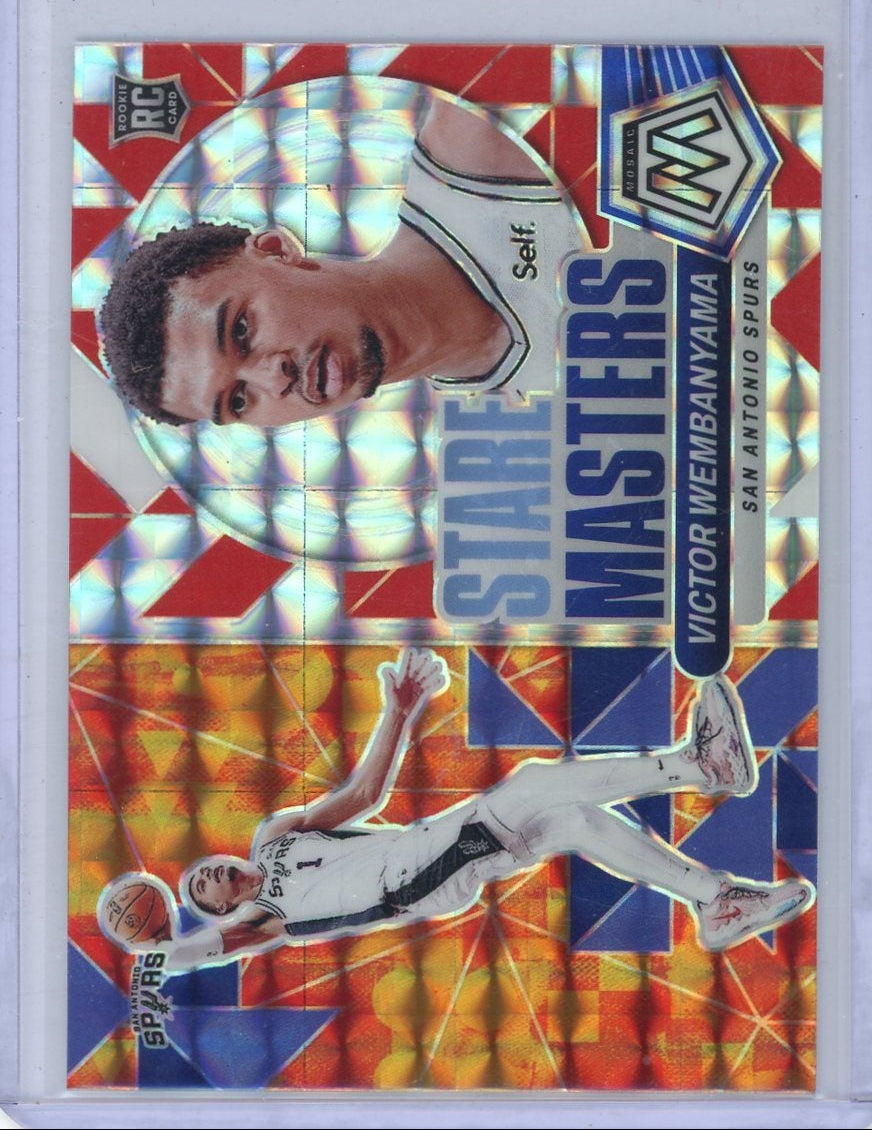 Victor Wembanyama 2023-24 Panini Mosaic Stare Masters mosaic prizm RC