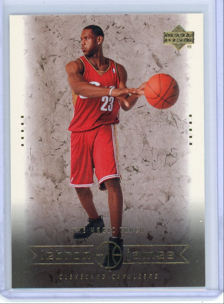 LeBron James 2003 Upper Deck The Magic Touch RC