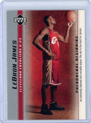 LeBron James 2003 Upper Deck Phenomenal Beginning RC