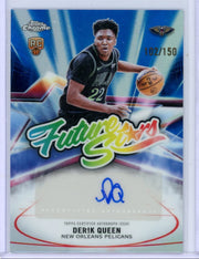 Derik Queen 2025-26 Topps Chrome Update Future Stars autograph blue ref. RC #'d 102/150