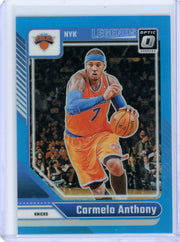 Carmelo Anthony 2024-25 Panini Donruss Optic Legends Aqua #'d 168/225