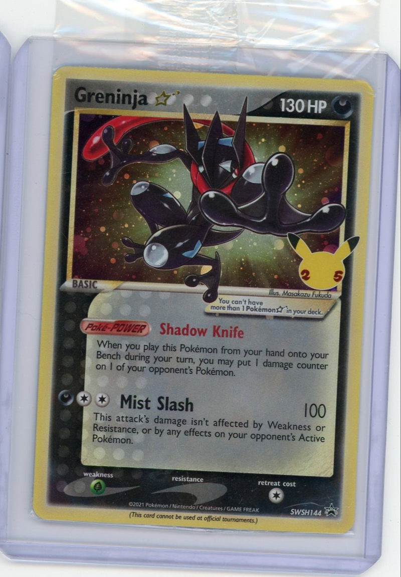Greninja 2021 Pokemon Celebrations Black Star Promo 