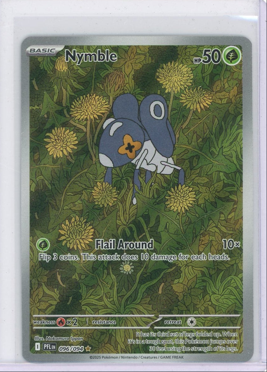 Nymble 2025 Pokemon Phantasmal Flames #096/094