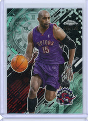 Vince Carter 2025-26 Topps Chrome Update Go Time aqua ref. #'d 086/199