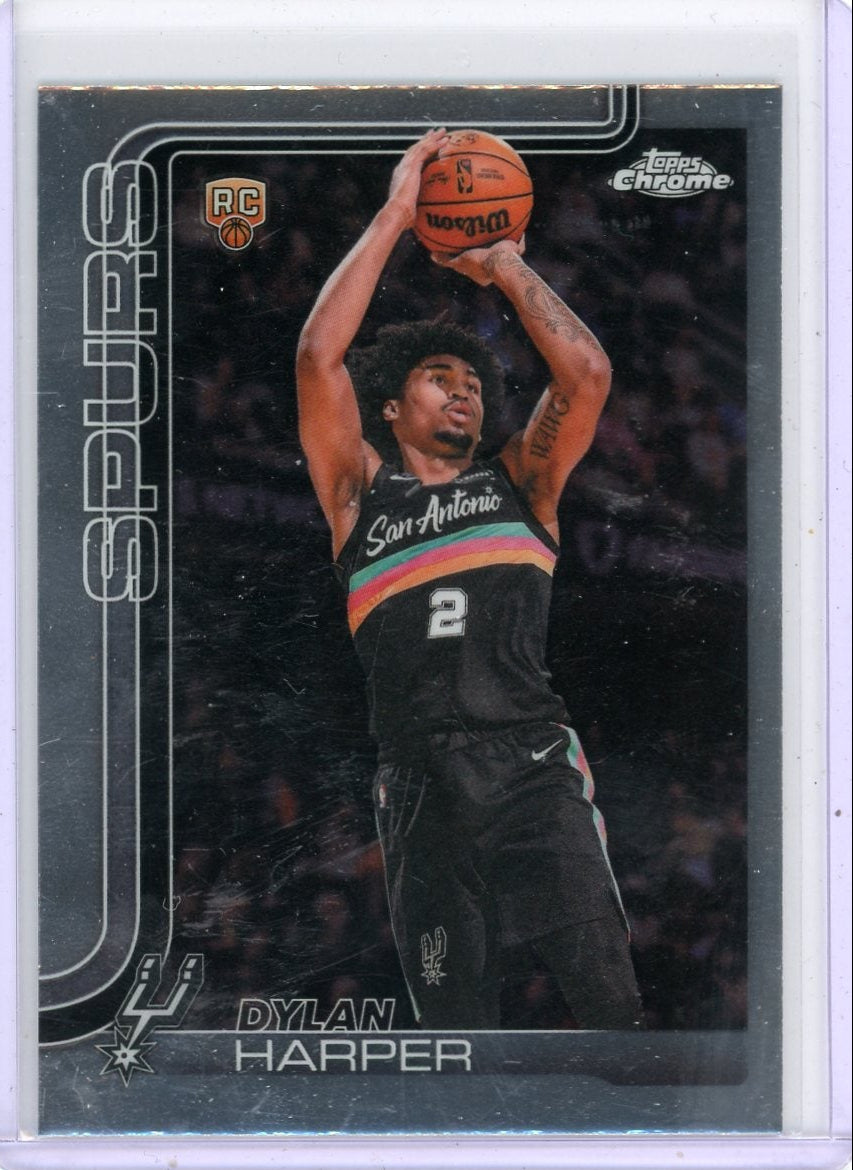 Dylan Harper 2025-26 Topps Chrome Update rookie card