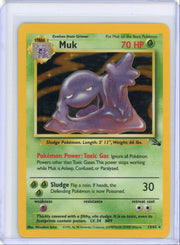 Muk 1999 Pokémon Fossil Holo #13/62 LP/NM