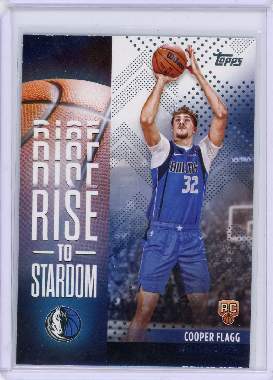 Cooper Flagg 2025-25 Topps Basketball Rise To Stardom RC