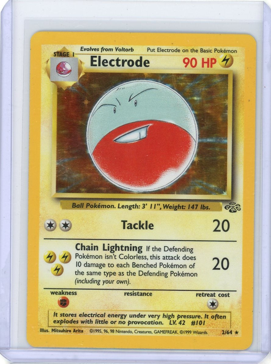 Electrode 1999 Pokemon Jungle holo #2/64 MP