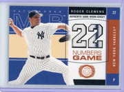 Roger Clemens 2003 Fleer Patchworks Number Game Jersey Patch