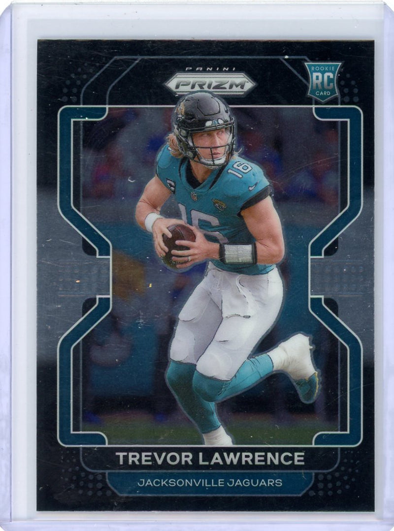 Trevor Lawrence 2021 Panini Chronicles Prizm Black rookie card
