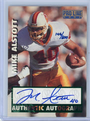 Mike Alstott 1997 Pro Line Football On-Card Auto #'d 146/200