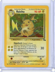 Raichu 1999 Pokemon Fossil rare holo 14/62 LP