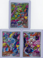 Grookey Scorbunny Sobble 2026 Pokemon First Partner Promos 3-card lot #052-054