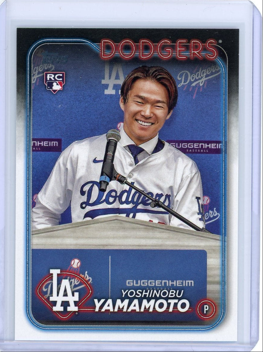 Yoshinobu Yamamoto 2024 Topps Image Variation Rookie #553