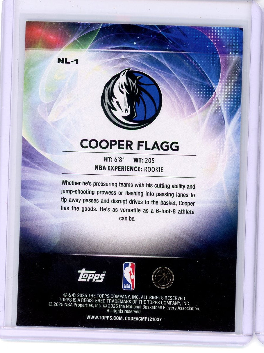 Cooper Flagg 2025-25 Topps Basketball No Limit RC