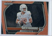 Arch Manning 2025 Panini Prizm Black Football Pigskin Refractor #'d 080/225