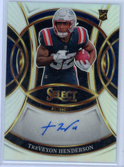 Tre'Veyon Henderson 2025 Panini Select Rookie Signatures