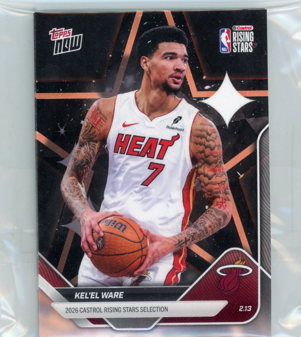 Kel'el Ware 2026 Topps NOW Rising Stars RC #RS8