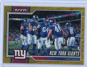 New York Giants 2026 Topps Flagship Football Gold Glitter #'d 42/50