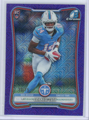 Carnell Tate 2026 Bowman Football Purple Mojo Rookie #'d 70/75