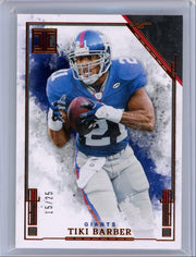 Tiki Barber 2025 Impeccable #51 #'d 15/25