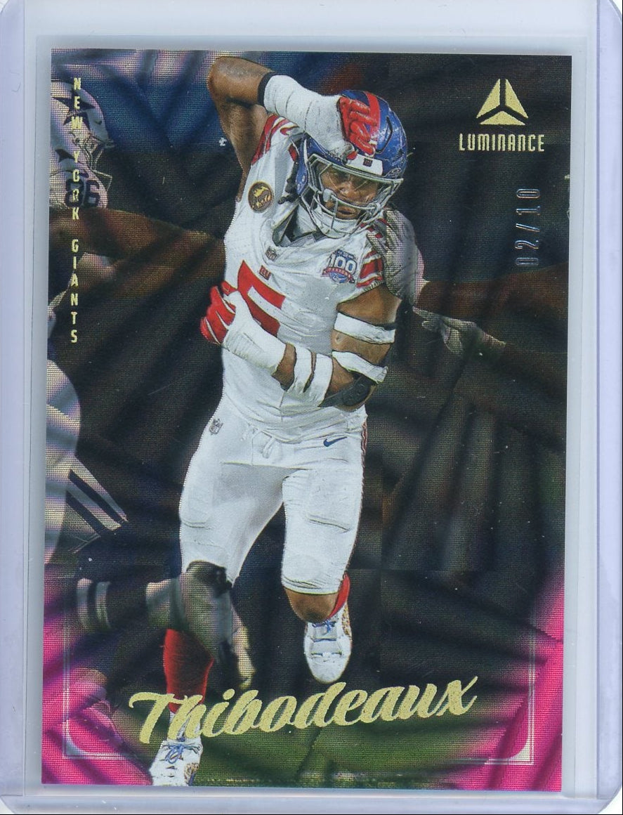 Kayvon Thibodeaux 2025 Panini Luminance Vivid #'d 02/10