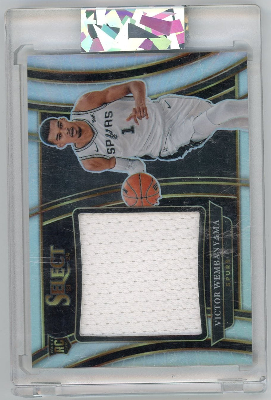 Victor Wembanyama 2023-24 Panini Select Rookie Jumbo Swatch