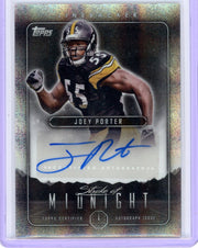 2024 Topps Midnight Joey Porter Stroke Of Midnight Auto Steelers