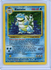 Blastoise Pokémon Base Set Unlimited Holo #2/102 HP