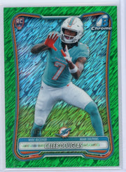 Caleb Douglas 2026 Bowman Chrome Football Rookie Green Shimmer Refractor #'d 42/99