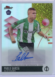 Pablo Garcia 2025-26 Topps Finest UEFA autograph RC