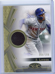 Francisco Lindor 2023 Topps Tier One Relic #'d 156/199