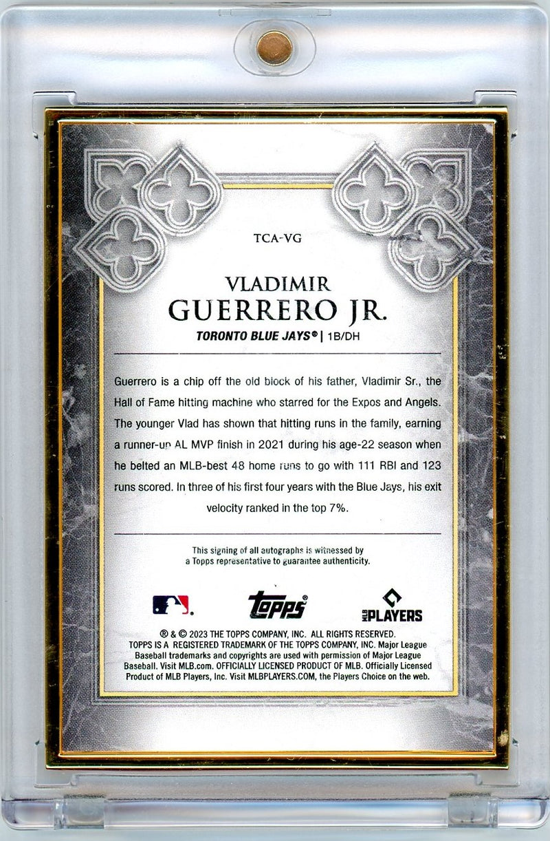 Vladimr Guerro Jr. 2023 Topps Transcendent Autograph 