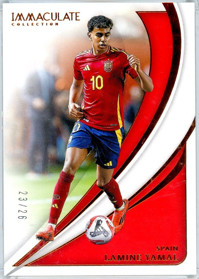 Lamine Yamal Panini Immaculate Collection No. 171 #'d 23/26