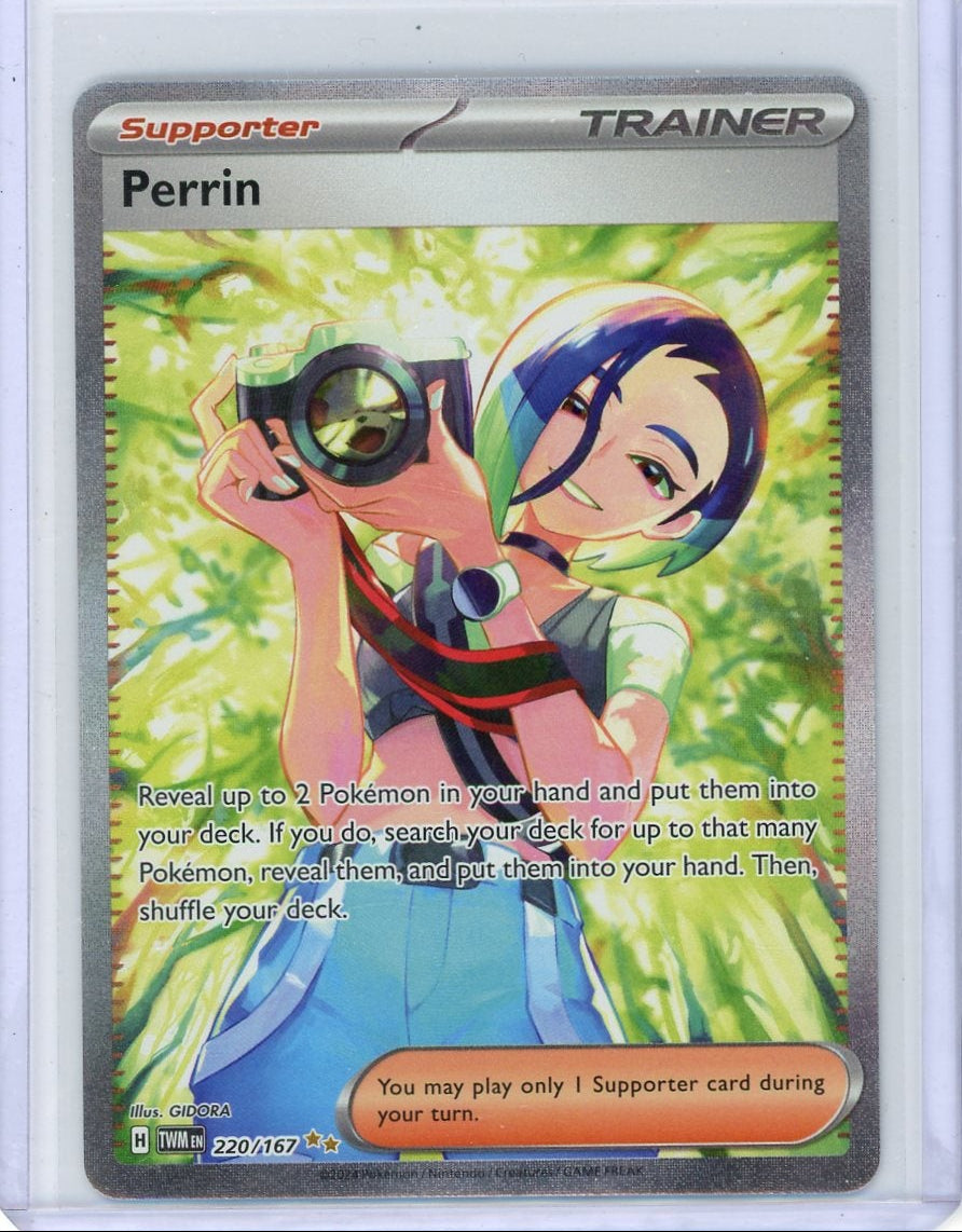 Perrin Pokémon Twilight Masquerade Special Illustration Rare #220/167