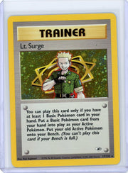 Lt. Surge Trainer Pokémon Gym Heroes holo 17/132