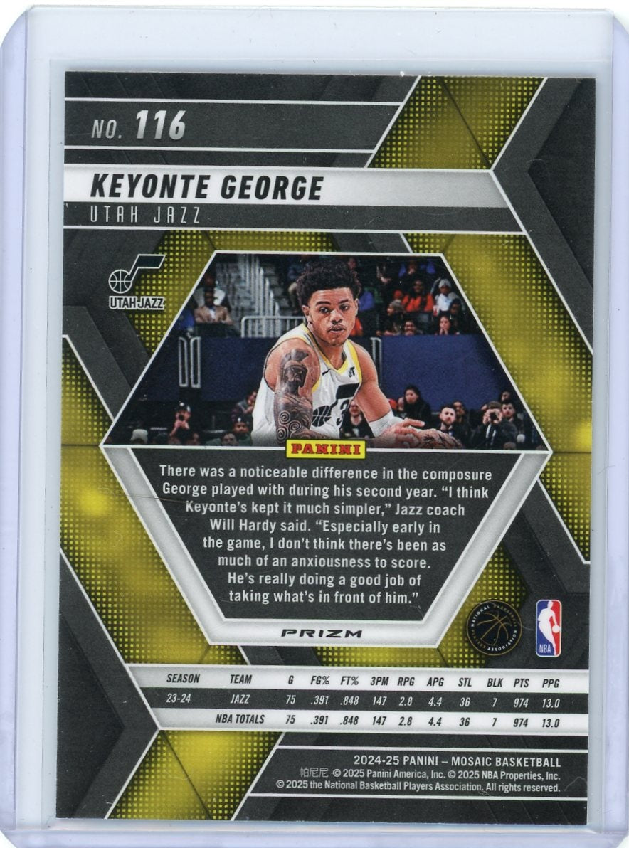 Keyonte George 2024 Panini Mosaic Genesis SSP