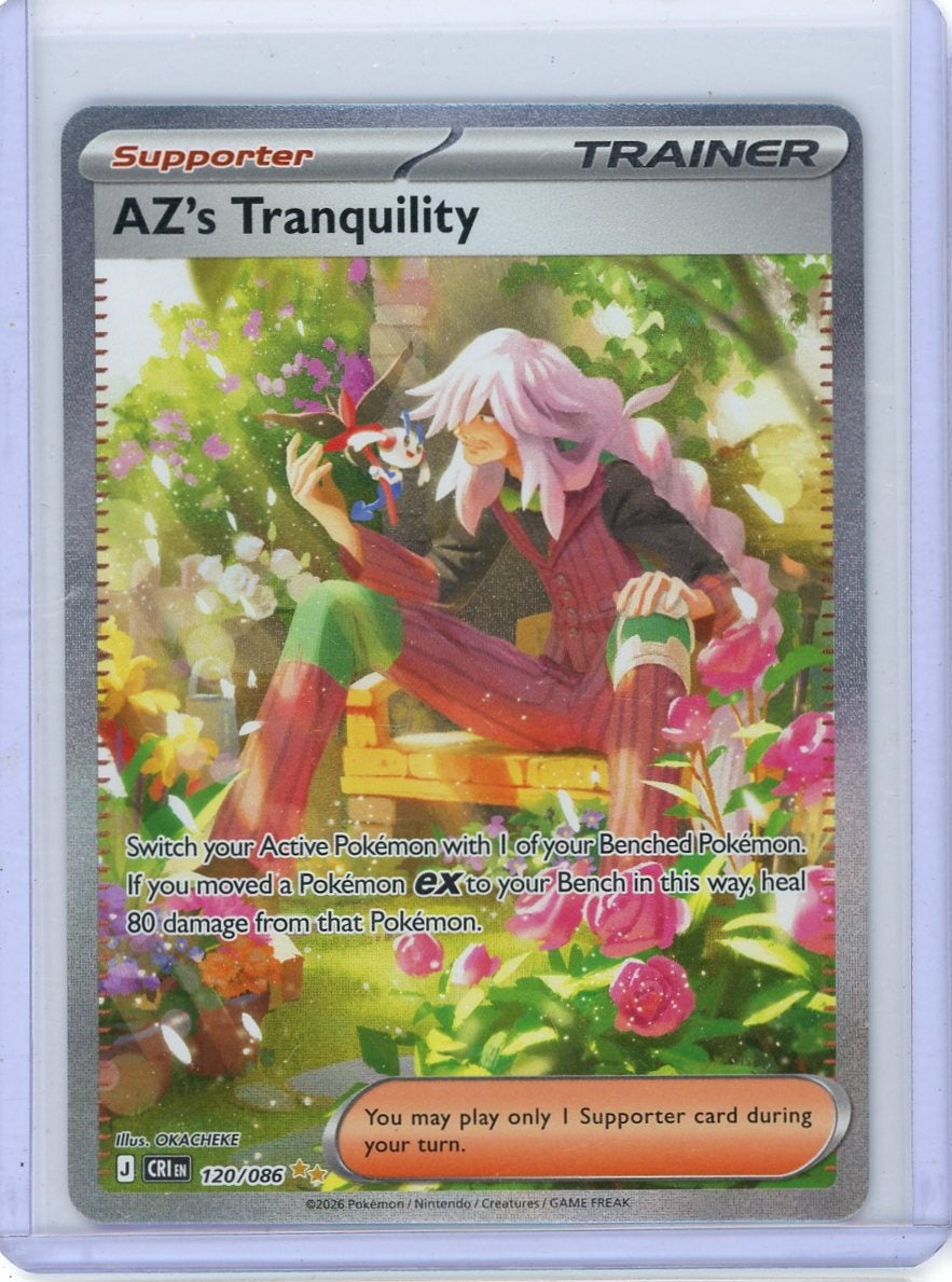 AZ's Tranquility Pokémon Chaos Rising Special Illustration rare #120/086