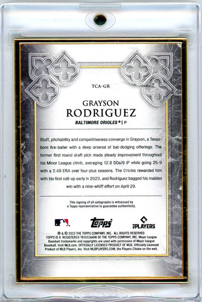 Grayson Rodriguez 2023 Topps Transcendent Autograph #'d 04/20