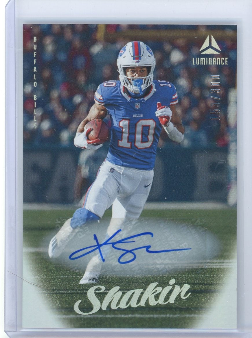 Khalil Shakir 2025 Panini Luminance Autograph #'d 153/300