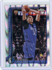 Cooper Flagg 2025 Topps Chrome Raywave Rookie Card