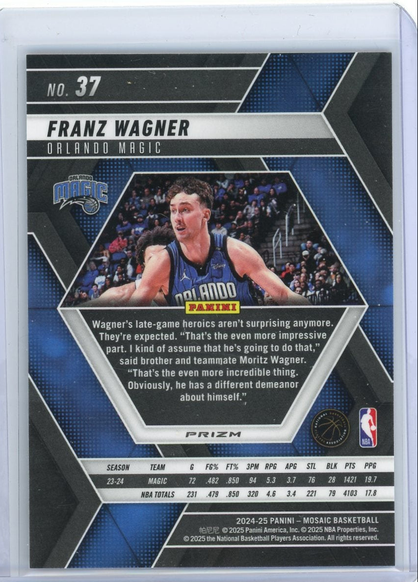Franz Wagner 2024-25 Panini Mosaic Genesis Prizm