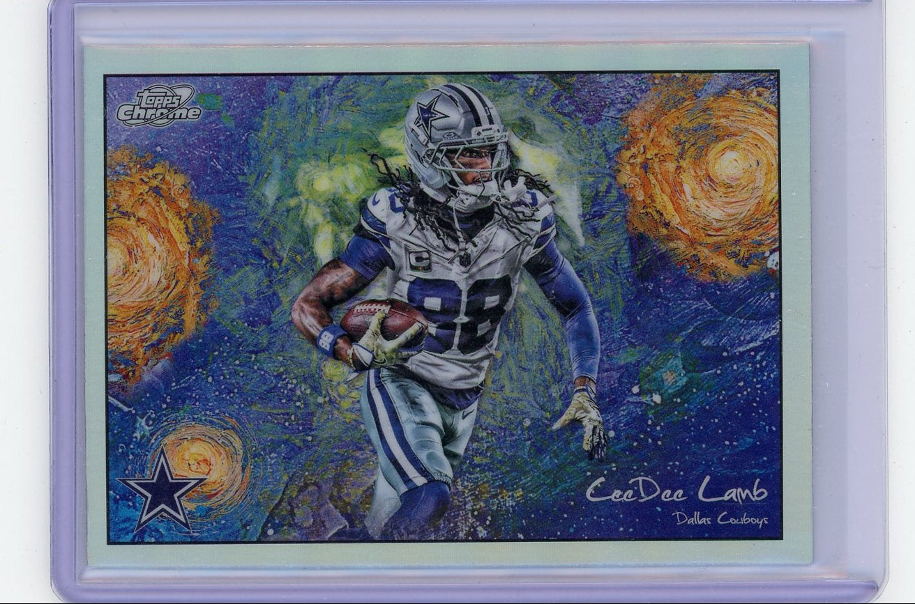 CeeDee Lamb 2025 Topps Chrome Cosmic Stars of the Night
