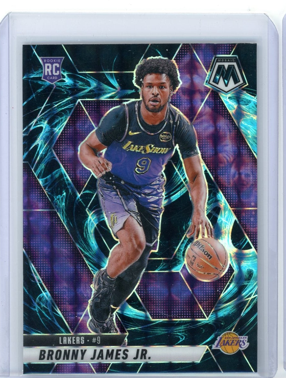 Bronny James Jr. 2024 Panini Mosaic Rookie Genesis SSP