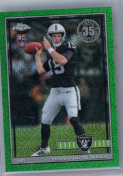 Fernando Mendoza 2026 Topps Flagship Football 1991 Silver Pack Green Mojo #'d 78/99