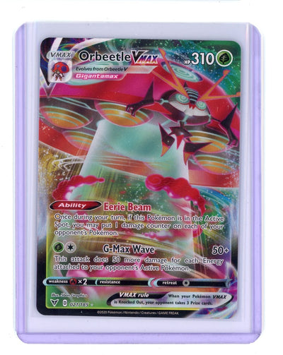 Orbeetle VMAX 2020 Pokémon rare holo 021/185