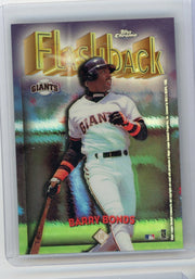 Barry Bonds 1998 Topps Chrome Flashback Refractor