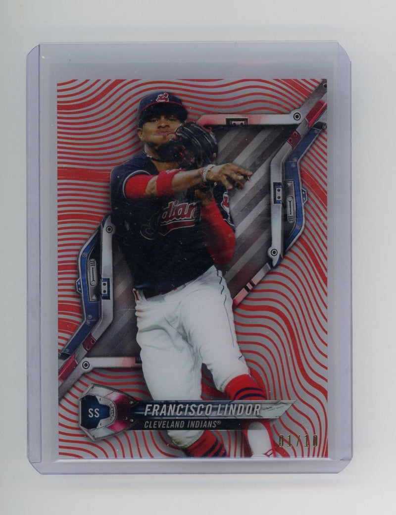 Francisco Lindor 2018 Topps High-Tek red acetate 