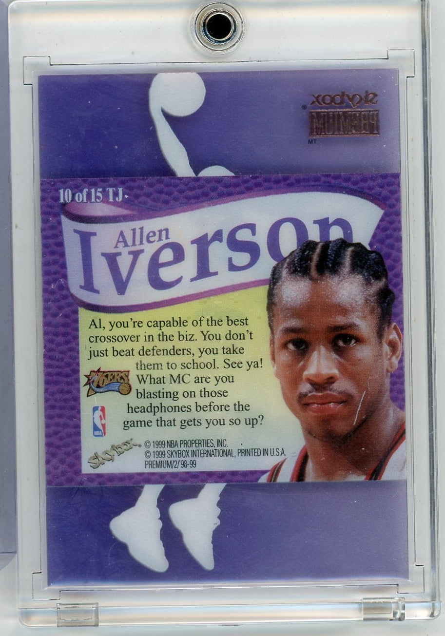 Allen Iverson 1998 Skybox Premium That's Jam #10